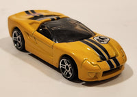 2002 Hot Wheels First Editions 40 Somethin' Yellow Die Cast Toy Car Vehicle