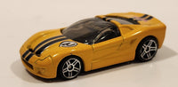2002 Hot Wheels First Editions 40 Somethin' Yellow Die Cast Toy Car Vehicle