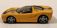 2002 Hot Wheels First Editions 40 Somethin' Yellow Die Cast Toy Car Vehicle