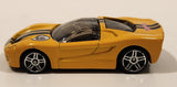 2002 Hot Wheels First Editions 40 Somethin' Yellow Die Cast Toy Car Vehicle