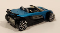 2002 Hot Wheels Lotus Elise 340R Metallic Satin Blue Die Cast Toy Car Vehicle