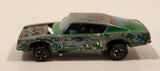 Vintage 1968 Hot Wheels Sweet Sixteen Custom Barracuda Spectraflame Green Die Cast Toy Car Vehicle