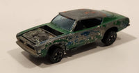 Vintage 1968 Hot Wheels Sweet Sixteen Custom Barracuda Spectraflame Green Die Cast Toy Car Vehicle