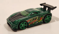 2004 Hot Wheels First Editions Tooned Toyota MR2 Green Die Cast Toy Car Vehicle