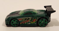 2004 Hot Wheels First Editions Tooned Toyota MR2 Green Die Cast Toy Car Vehicle