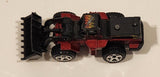 2002 Hot Wheels CAT Wheel Loader Red Die Cast Toy Construction Vehicle