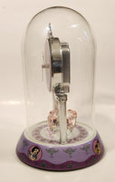 Disney Princess White and Pink Porcelain and Glass Anniversary Dome Clock Not Working