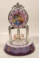 Disney Princess White and Pink Porcelain and Glass Anniversary Dome Clock Not Working