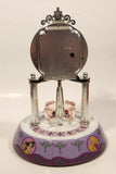 Disney Princess White and Pink Porcelain and Glass Anniversary Dome Clock Not Working