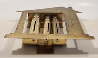 Vintage First National Bank Brass Tone Metal Money Counter