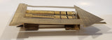 Vintage First National Bank Brass Tone Metal Money Counter