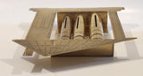 Vintage First National Bank Brass Tone Metal Money Counter