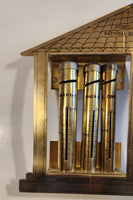 Vintage First National Bank Brass Tone Metal Money Counter