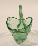 Antique Fenton Uranium Glass Swan Dish