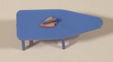 Vintage Renewal Product No. 32 Pink Iron and Blue Ironing Board Plastic Dollhouse Toys