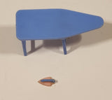 Vintage Renewal Product No. 32 Pink Iron and Blue Ironing Board Plastic Dollhouse Toys