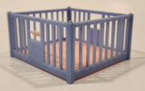 Vintage Reliable Products Play Pen Blue and Pink Plastic Dollhouse Toy