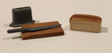 Vintage Toaster Cutting Board with Knife and Loaf of Bread Miniature Dollhouse Toys