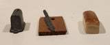 Vintage Toaster Cutting Board with Knife and Loaf of Bread Miniature Dollhouse Toys