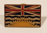 British Columbia, Canada Flag Themed Enamel Metal Lapel Pin Souvenir Travel Collectible