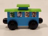 Green and Blue with Animals Magnetic Plastic Toy Train Vehicle