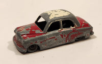 Vintage 1956 Lesney Moko Vauxhall Cresta Red Die Cast Toy Car Vehicle