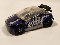 2011 Hot Wheels Night Burnerz Super Gnat Metallic Purple Die Cast Toy Car Vehicle