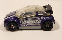 2011 Hot Wheels Night Burnerz Super Gnat Metallic Purple Die Cast Toy Car Vehicle