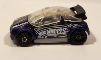 2011 Hot Wheels Night Burnerz Super Gnat Metallic Purple Die Cast Toy Car Vehicle