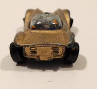 Vintage 1968 Hot Wheels Sweet Sixteen Beatnik Bandit Spectraflame Gold Die Cast Toy Car Vehicle Redlines