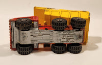 Vintage 1973 Lesney Matchbox Super Kings K-4 Big Tipper Dump Truck Red and Yellow Die Cast Toy Vehicle