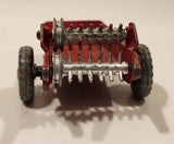 Vintage Meccano Dinky Toys 321 Massey Harris Manure Spreader Red Die Cast Farm Machinery Toy Vehicle