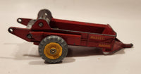 Vintage Meccano Dinky Toys 321 Massey Harris Manure Spreader Red Die Cast Farm Machinery Toy Vehicle