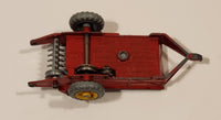 Vintage Meccano Dinky Toys 321 Massey Harris Manure Spreader Red Die Cast Farm Machinery Toy Vehicle