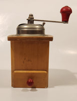 Antique Armin Trosser Wood and Metal Coffee Grinder Made in West Germany