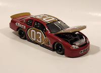 2003 Action Racing NFL San Francisco 49ers NASCAR 1/24 Scale Die Cast Toy Car Vehicle with Opening Hood and Trunk