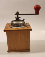 Antique Armin Trosser Wood and Metal Coffee Grinder Made in West Germany