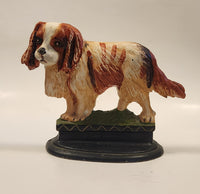 Vintage Style Cavalier King Charles Spaniel Brown Dog Cast Iron Door Stop