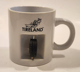 Rare Tireland BF Goodrich Mud Terrain T/A Rotating Rubber Tire Inset Ceramic Coffee Mug Cup