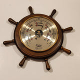 Vintage Fisher Precision Instrument Ships Wheel Barometer Weather Gauge Made in France