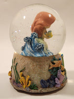 2013 Precious Moments Disney Show Case Collection The Little Mermaid Wonderful Things Surround You 5 1/2" Resin Wind Up Musical Snow Globe