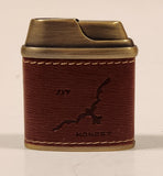 Sky Honest Brown Leather Covered Gas Lighter