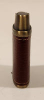 Sky Honest Brown Leather Covered Gas Lighter