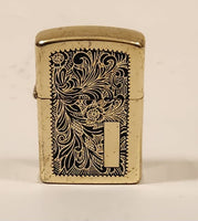 Samen Ornate 19th Century Theme Engraved Zippo Style Lighter