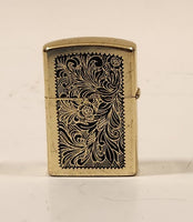 Samen Ornate 19th Century Theme Engraved Zippo Style Lighter