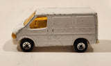 1986 Matchbox Ford Transit Van White Die Cast Toy Car Vehicle