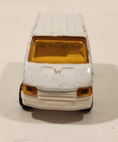 1986 Matchbox Ford Transit Van White Die Cast Toy Car Vehicle