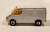 1986 Matchbox Ford Transit Van White Die Cast Toy Car Vehicle