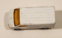 1986 Matchbox Ford Transit Van White Die Cast Toy Car Vehicle