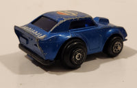 Vintage Seca Lightning Fast Style No. 9057 Pepsi Firestone Blue Pull Back Friction Die Cast Toy Car Vehicle